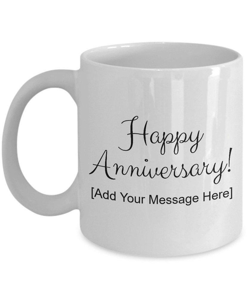 Happy Anniversary Mugs Personalized Anniversary Gifts For Boyfriend Husband