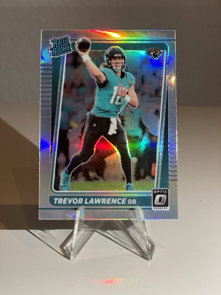 2021 Panini Donruss Optic - Rated Rookie Trevor Lawrence #201 Holo Prizm (RC)
