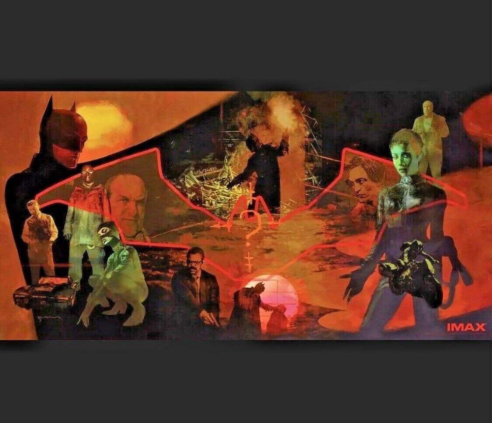 LIMITED TIME IMAX THE BATMAN 2022 POSTER Robert Pattinson Zoë Kravitz-image