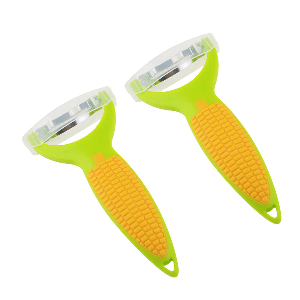 2-Pack Corn Peeling Tool – Easy Kernel Stripper & Kitchen Gadget