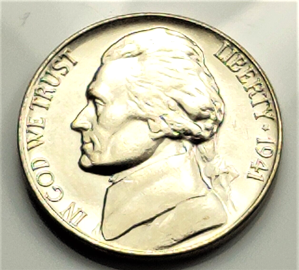 1941 Jefferson Nickel - BU Coin Pulled From OBW Roll