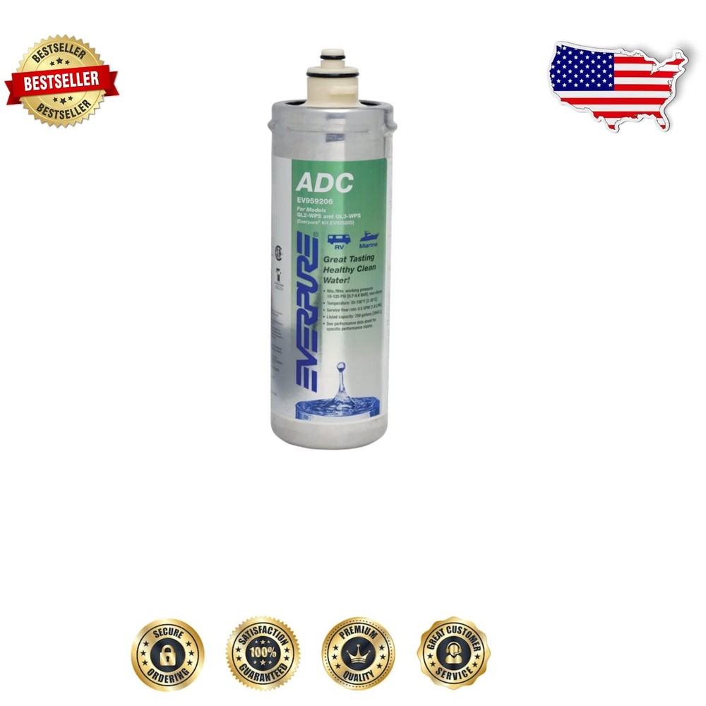 NSF Certified Pentair ADC Quick Change Water Filter - Long-lasting Quality