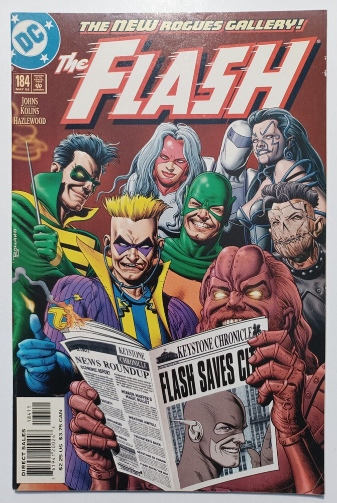 Flash Vol 2 #184 (2002) FN Grade Fast-Paced Superhero Action
