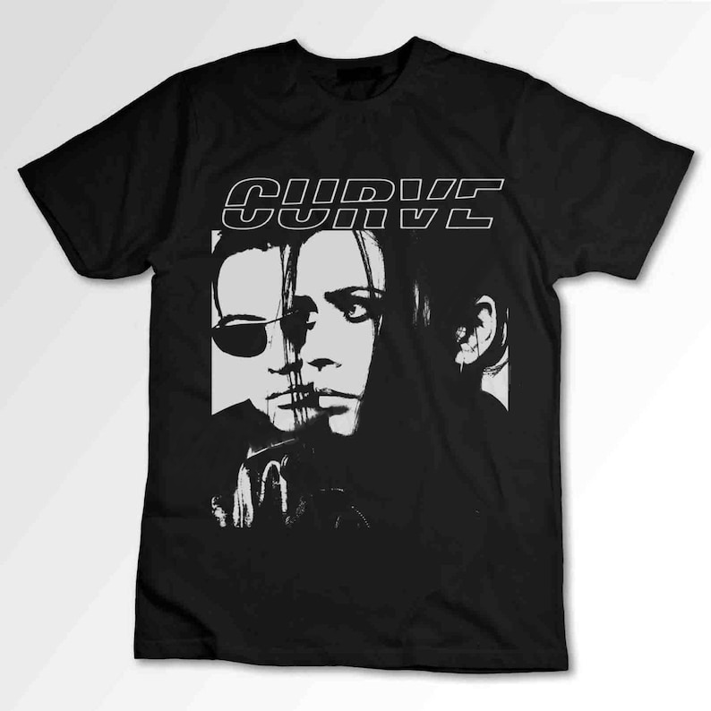 Curve t-shirt shoegaze,Unisex tee