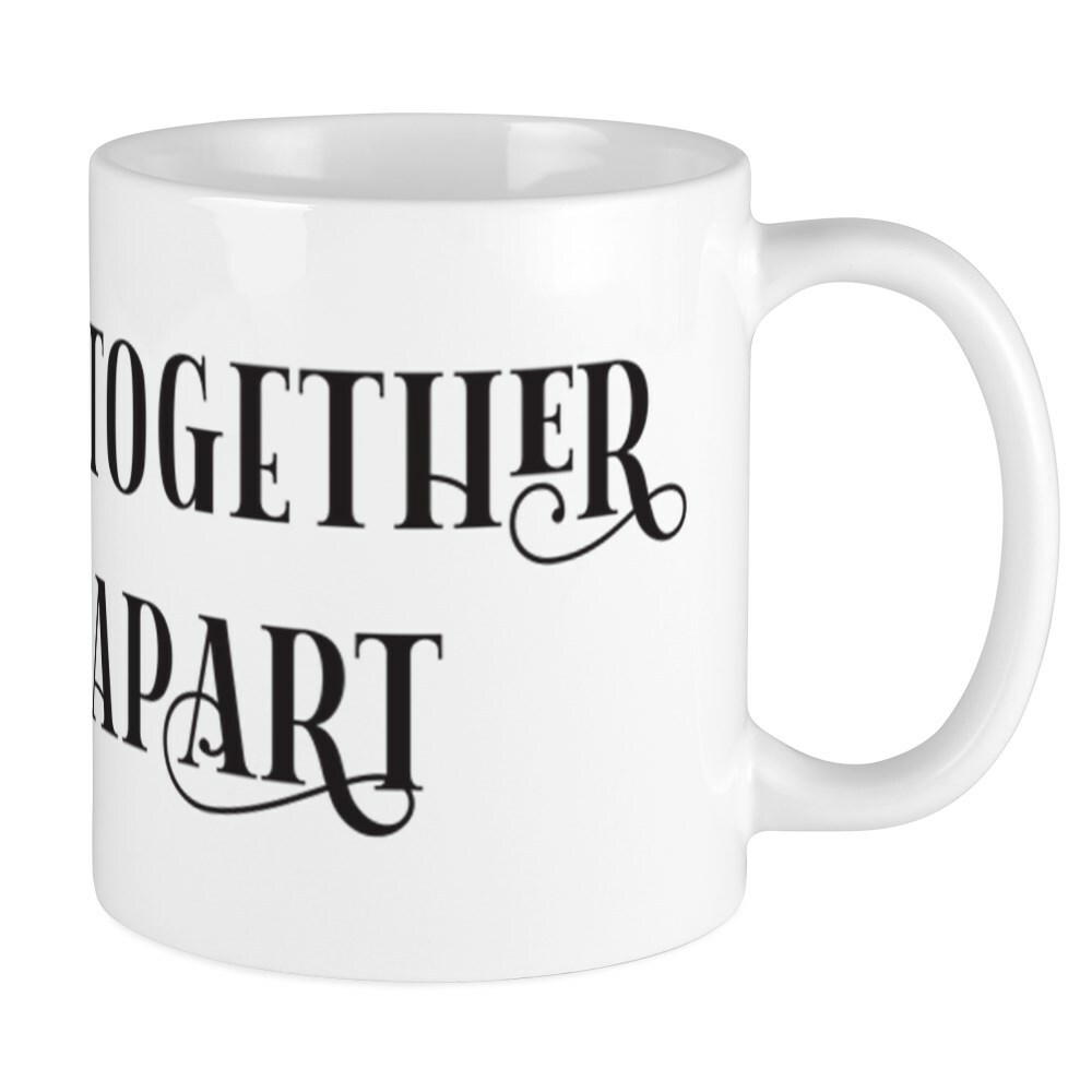 CafePress Stronger Together While Apart Mugs 11 oz Ceramic Mug (533104535)