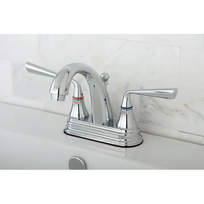 Classic Two-Handle Chrome Bathroom Faucet