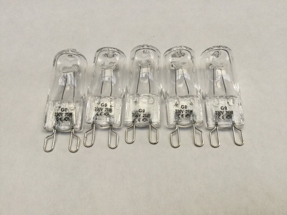 5-Pack 25W Bosch Oven Halogen Lamp HBA58T650A/13 HBA58T650A/35 Replacement Bulbs