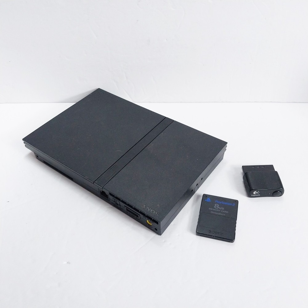 Sony PS2 Slim Console with 8MB Memory Card Untested As Is