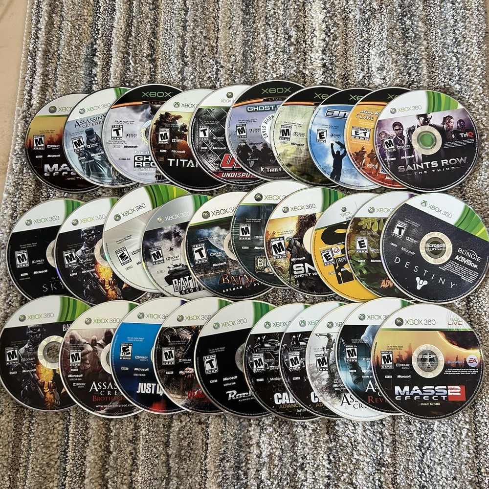 30x Video Game Lot: For Xbox  No Duplicates~ Disc Only