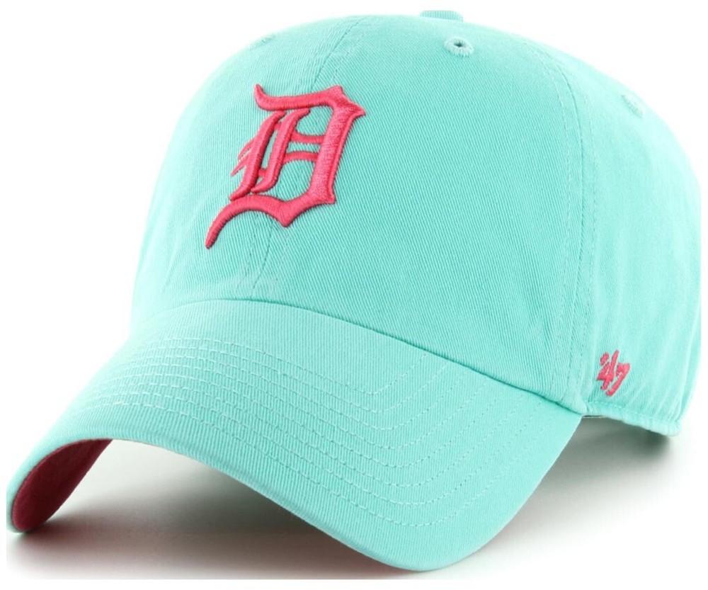 47 Brand Detroit Tigers Sidepatch Clean Up Curved Visor Strapback Cap