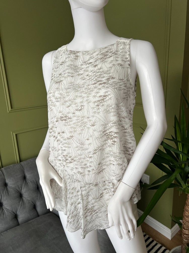 Mint Velvet top blouse size UK 8 pretty summer