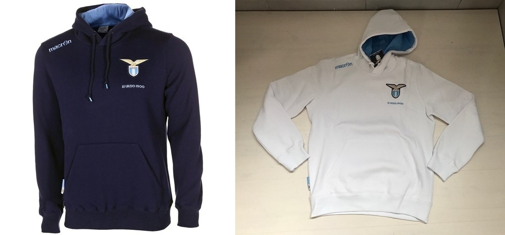 3253 - 3254 SS LAZIO MACRON Hoodie Sweat Top Child /30