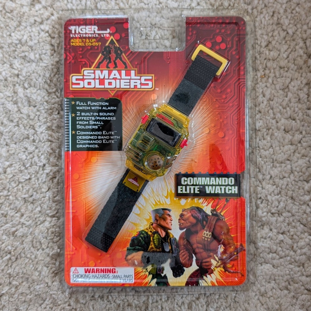 SMALL SOLDIERS RARE 1998 TIGER ELECTRONICS Commando Elite Watch Factory Sealed