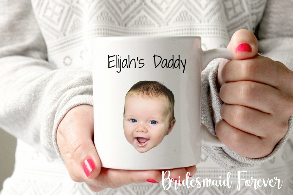 Baby Photo Gift Fathers Day Gift Face Mug Fathers Day Mug Personalized