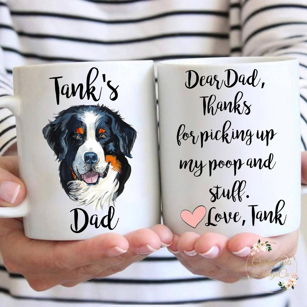 Dog S Dad Mug Custom Dog Mug Dog Lover Gift Personalized Dog Mug Dog Coffee Mug