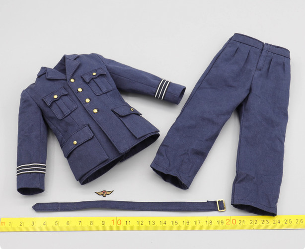 K80187 DID 1/6 Male Soldier Uniform Model 12'' British Pilot Tom