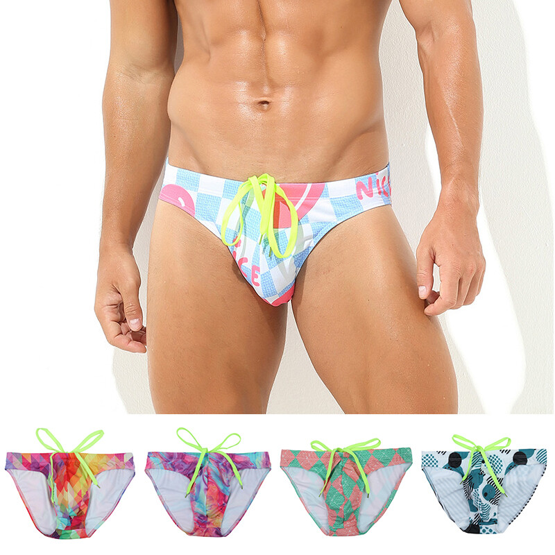 Men's Board Shorts Swimming Briefs Trunks Swimsuit Underwear Bikini Quick Drying