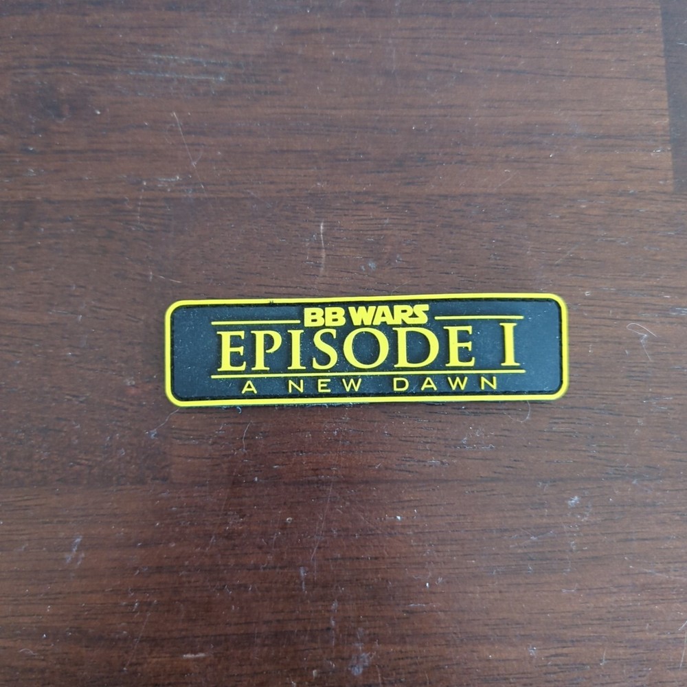 BB Wars Episode I A New Dawn Hook Loop  Rubber Patch Airsoft 3.25x1