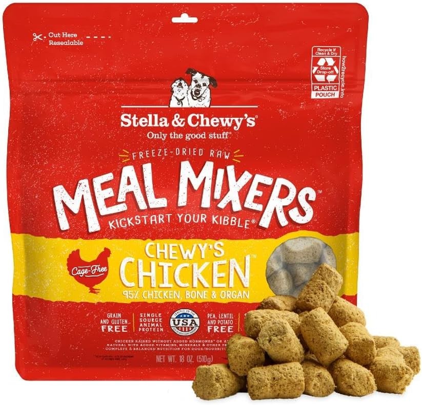 Stella & Chewy's Freeze-Dried Raw Chicken Meal 1.13 Pound (Pack of 1), Red