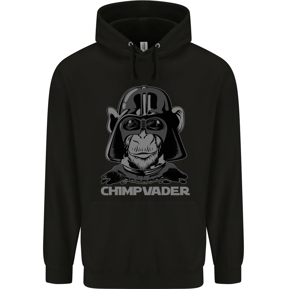 Chimpvader Monkey Ape Chimpanzee Chimp Mens 80% Cotton Hoodie