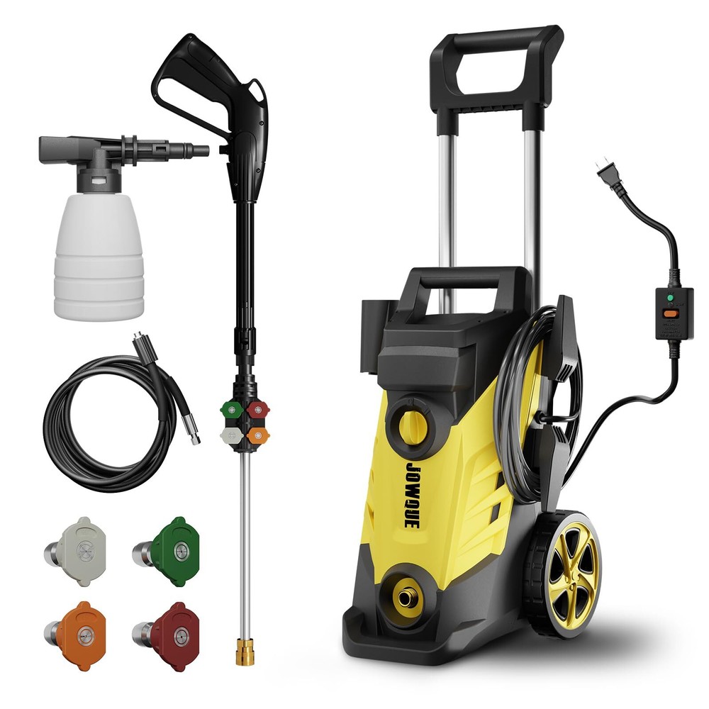 Electric Pressure Washer, 4500 PSI 2.8 GPM Power Washer with 4 Quick Connect ...