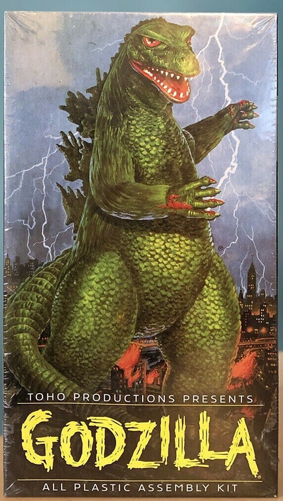Aurora Godzilla 2000 Reissue Model Kit Toho Factory Sealed #7502 Polar Lights