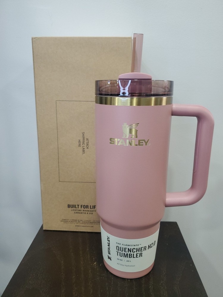 Stanley IceFlow Flip Straw Tumbler / 30oz / Color: Antique Pink