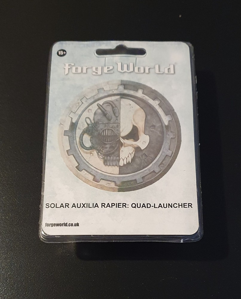 Warhammer Forgeworld Solar Auxilia Rapier Quad Launcher Horus heresy BNIB 1