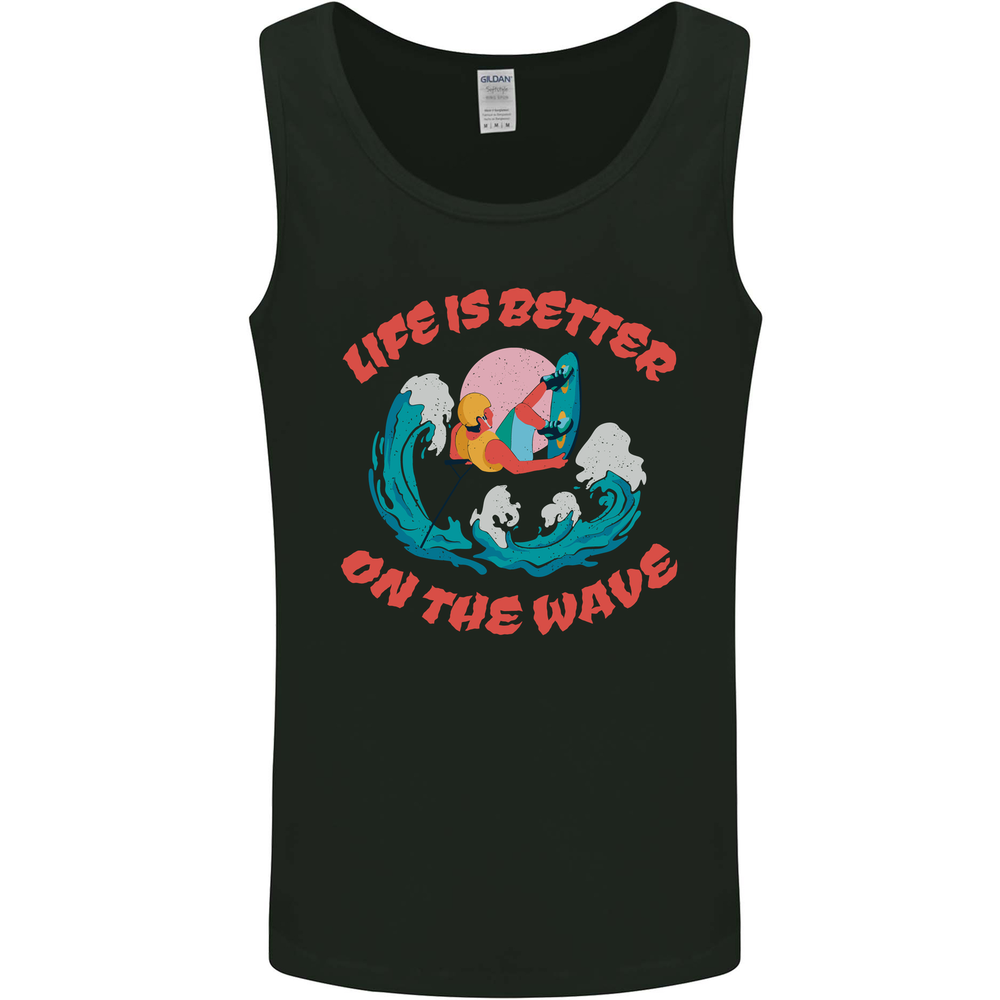 Wakeboarder Water Sports Wakeboarding Mens Vest Tank Top