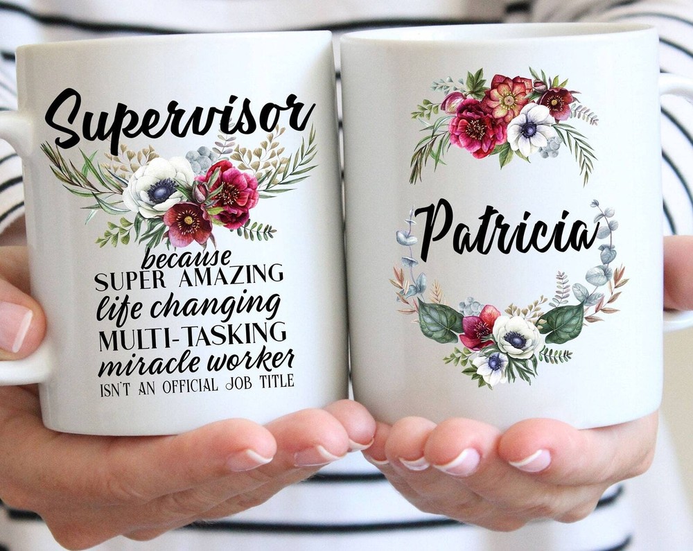Supervisor Gift Mug For Women L Thank You Appreciation Birthday Christmas