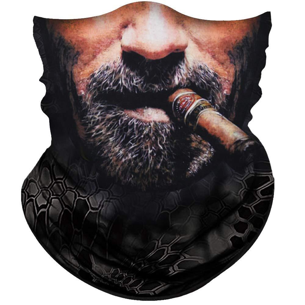 Bandana Face Mask Half for Dust Wind UV Sun Protection Seamless 3D Tube Mask ...