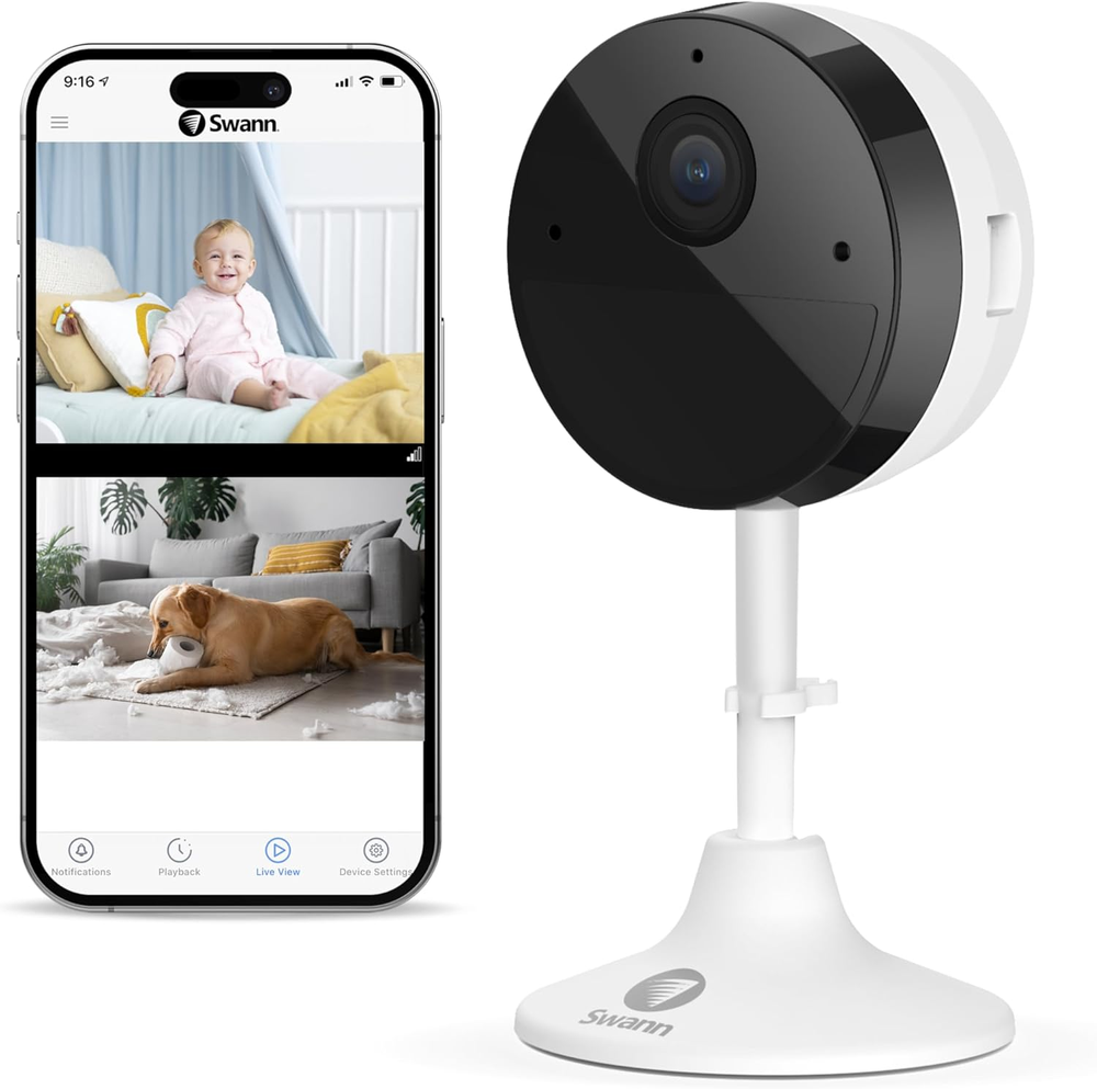 2K Wi-Fi Baby Monitor Camera for Home Security and Surveillance