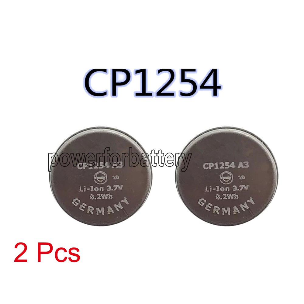 2Pcs CP1254 A3 3.7V 60 mAH Bluetooth Headset Rechargeable Wearable Battery