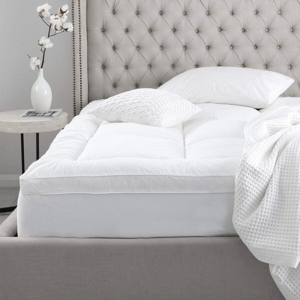NNEDSZ 1100GSM Pillowtop Mattress Protector 50cm Wall King