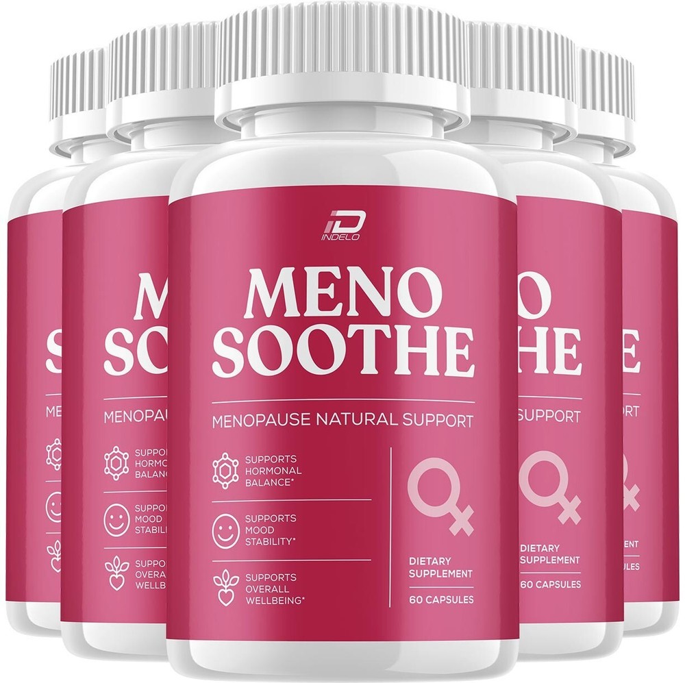 (5 Pack) Meno Soothe Female Capsule - MenoSoothe All Natural Menopause Pills