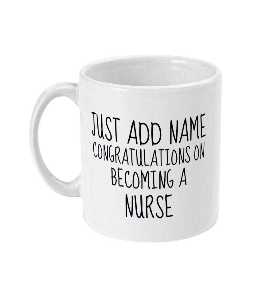 New Nurse Gift Personalised New Nurse Mug Nurse Graduation Gifts Gift For Nurses