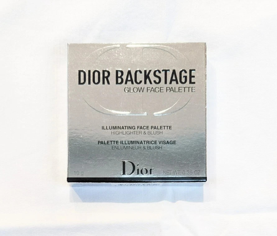 Dior Backstage Glow Face Palette 001 002 004 Universal Highlghter/Blush 0.35 Oz