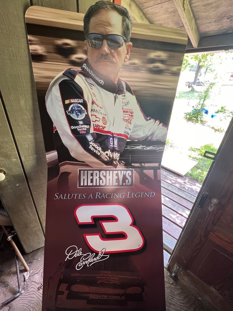 Hershey Salutes a Legend Standee New in Box Dale Earnhardt Advertising 72x31