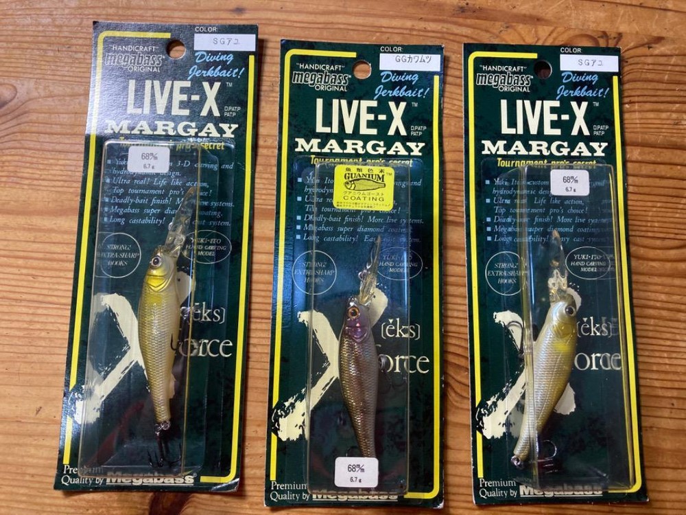 Fishing Lure Megabass 99 Live-X Margay 3 Piece Set
