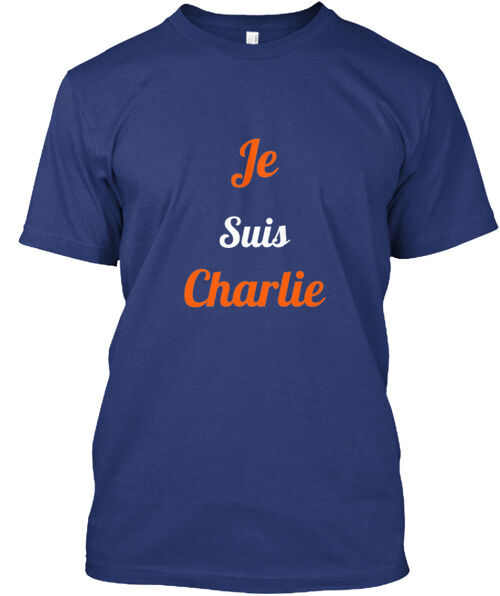 I Am Charlie T-Shirt Made in the USA Size S to 5XL