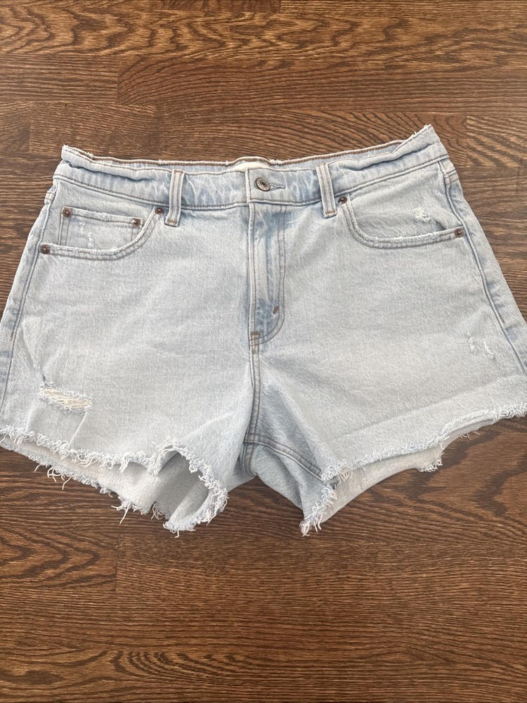 Abercrombie & Fitch Women's Mid-Rise A-Line Shorts, Size 30 4 In
