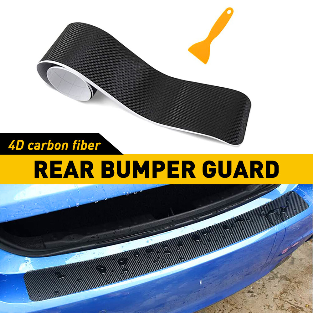 Rear Bumper Sill Sticker Plate Trunk Protector Cover Trim Auto Car Accessories
