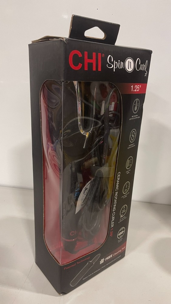 CHI Air Spin N Curl Curling Iron/Wand - Black