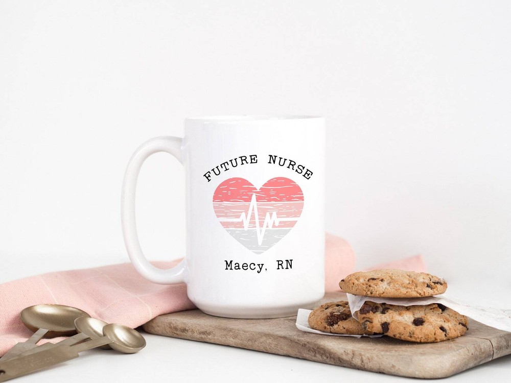 Personalized Nursing Student Coffee Mug Custom Future Nurse Nursing School Cup