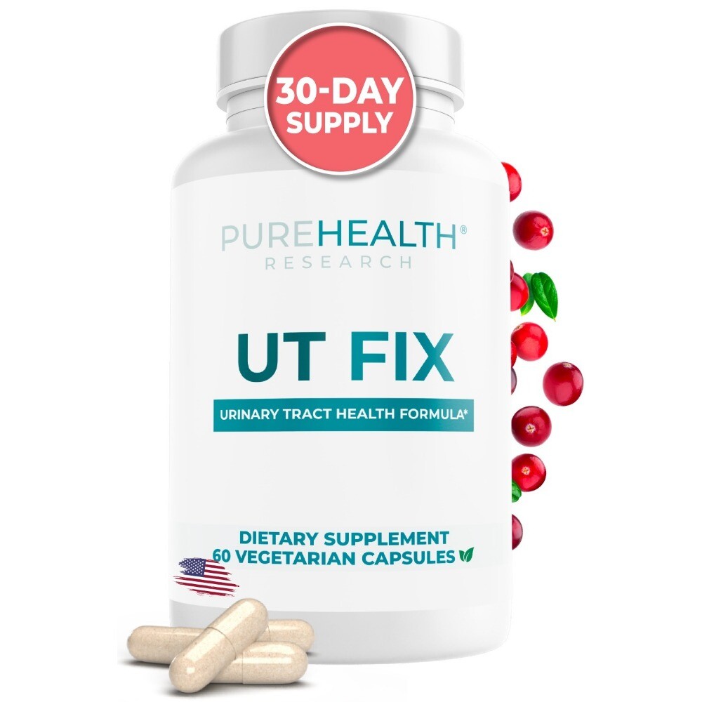 UT Fix D-Mannose & Cranberry Supplement for Urinary Tract Health Support