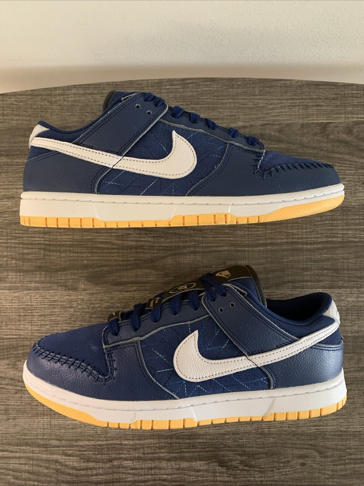 Size 8.5 - Nike Dunk Low Retro N7 Navy 2021