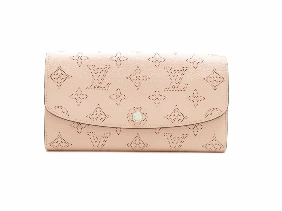LOUIS VUITTON Monogram Mahina Magnolia Portefeuille Iris M60145 New