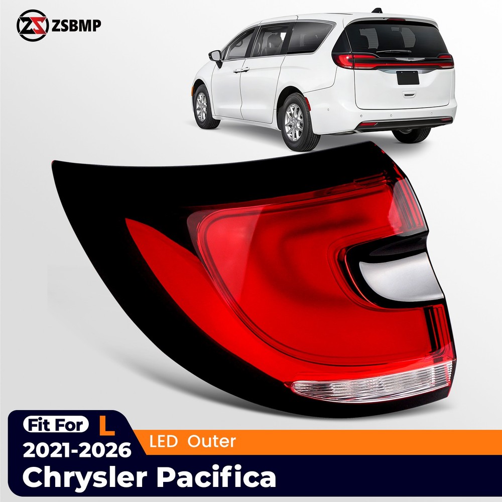 For 2021-2026 Chrysler Pacifica Outer LED Tail Light Left Driver Side With Bulb