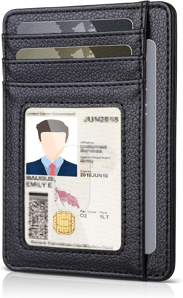 Ultra-Slim RFID Blocking Wallet - Compact, High-Capacity, Stylish & Secure