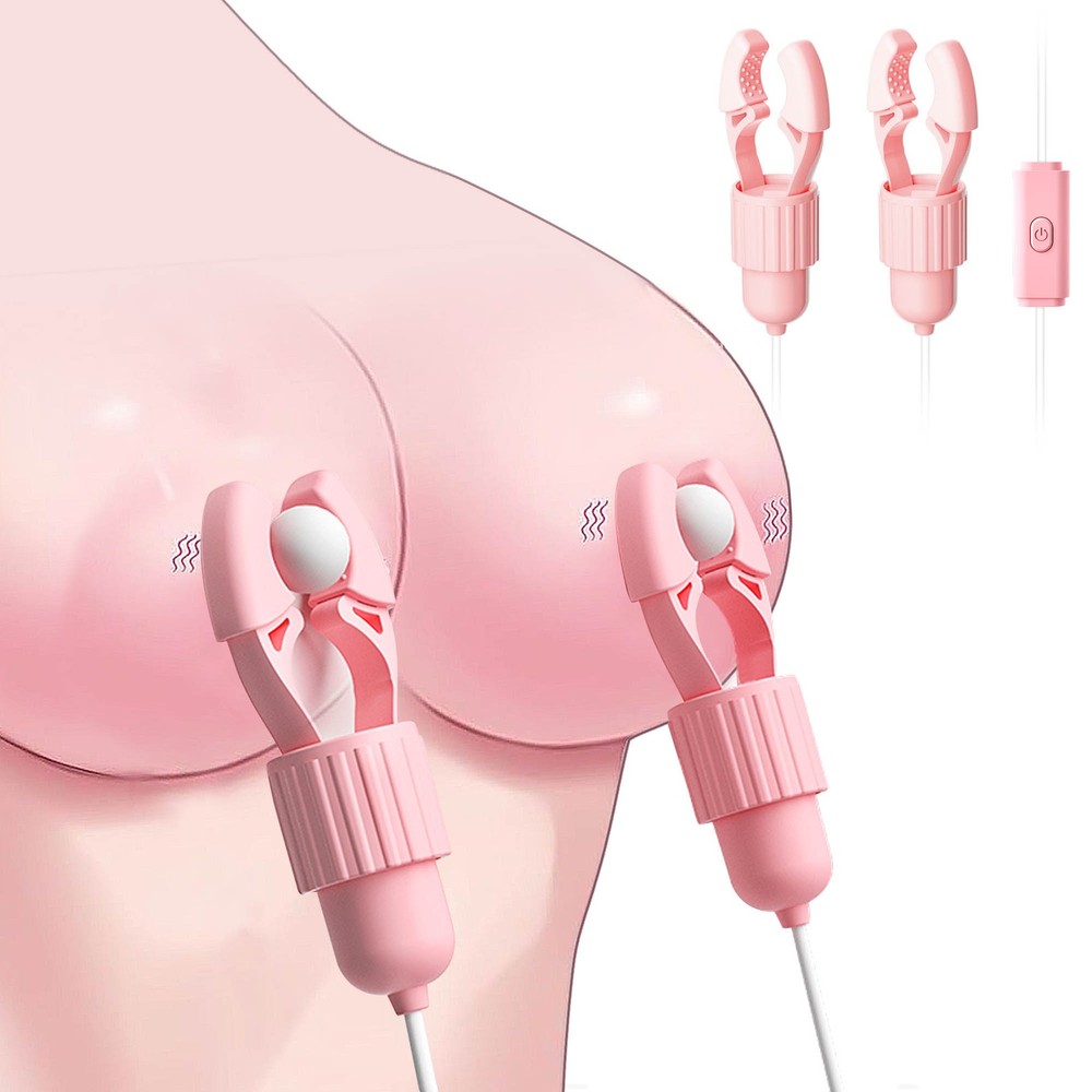 Sex Toys Women Electric Vibrator Nipples Clips Clit Breast Stimulator Enhancer